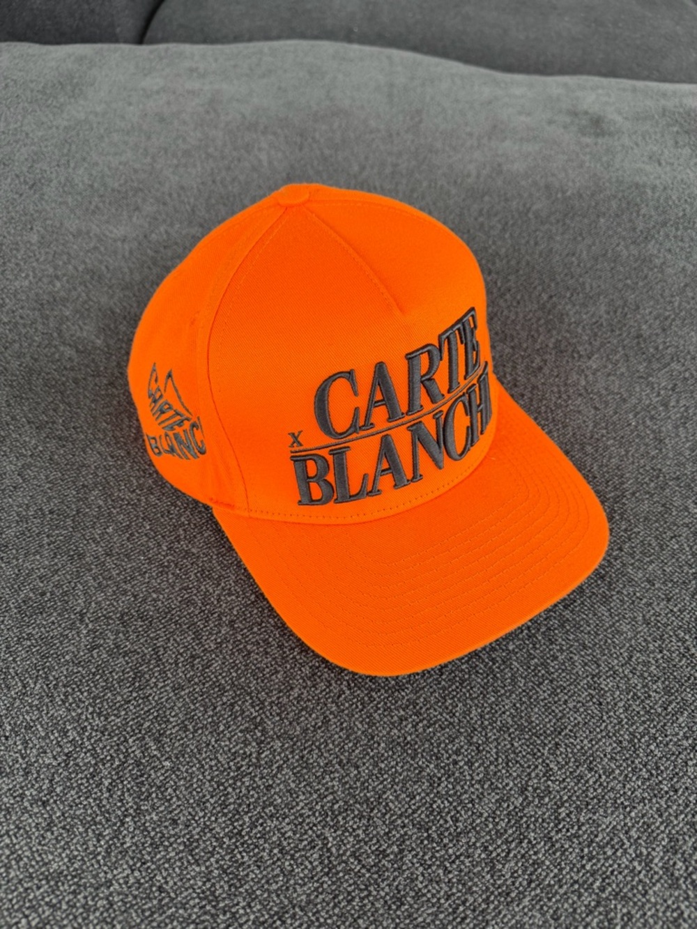 Cartel Blanche Bright Orange Baseball Cap